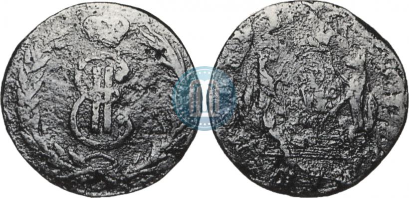 Picture 2 kopecks 1767 year  