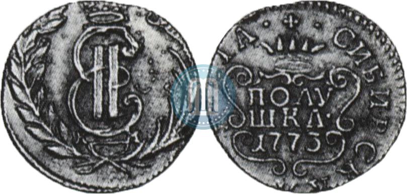 Фото Полушка 1773 года КМ 