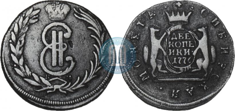 Picture 2 kopecks 1776 year КМ 
