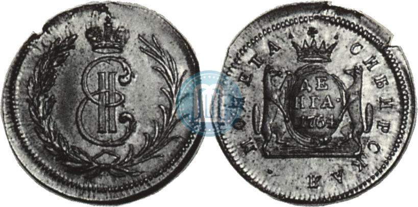 Фото Денга 1764 года  