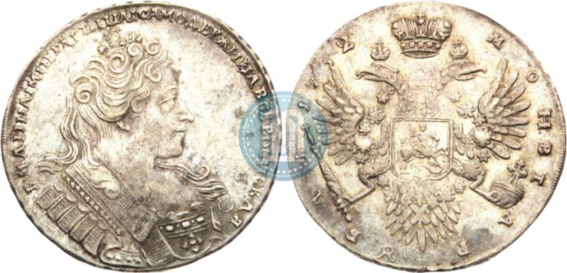Picture 1 rouble 1732 year  