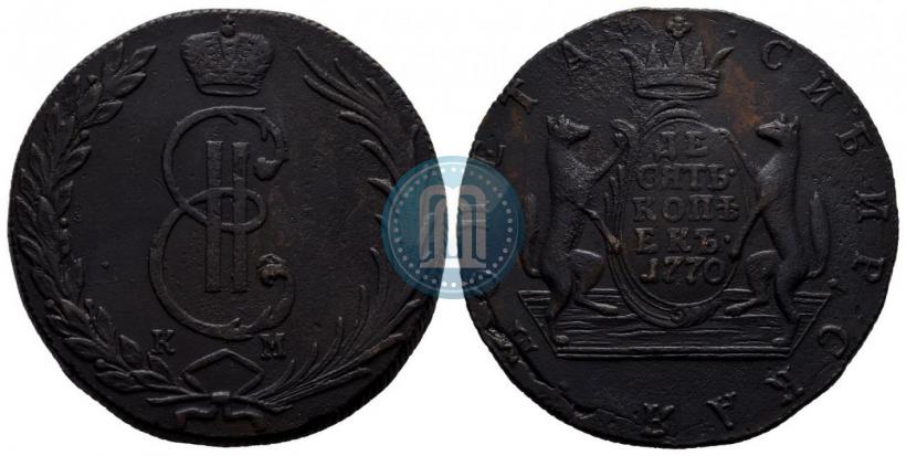 Picture 10 kopecks 1770 year КМ 