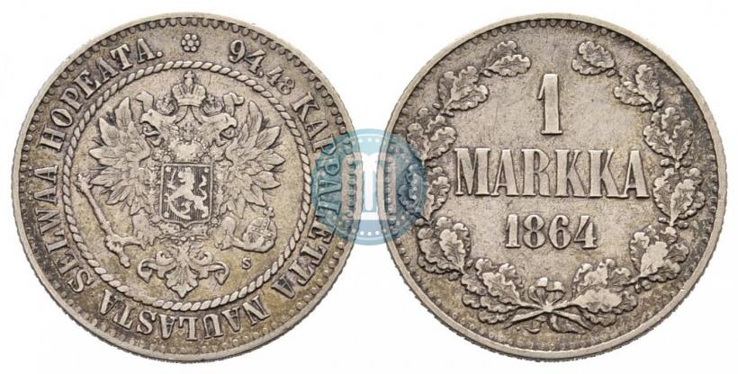 Фото 1 марка 1864 года S 