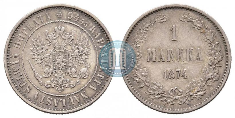 Фото 1 марка 1874 года S 