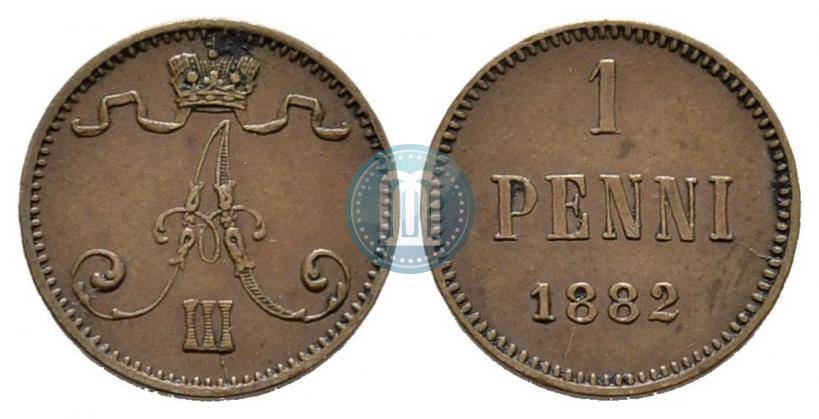 Picture 1 penni 1882 year  