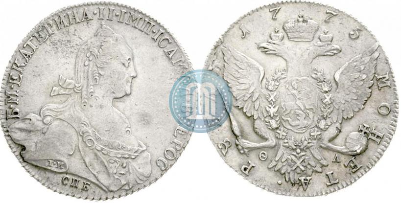 Фото 1 рубль 1775 года СПБ-ФЛ 