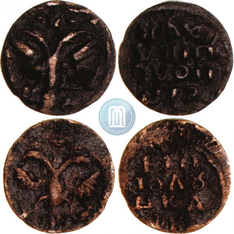 Фото Полушка 1720 года НД 