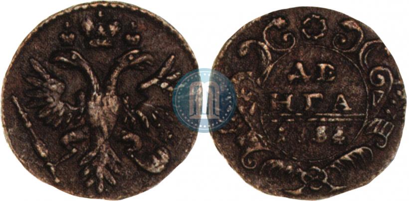 Фото Денга 1734 года  