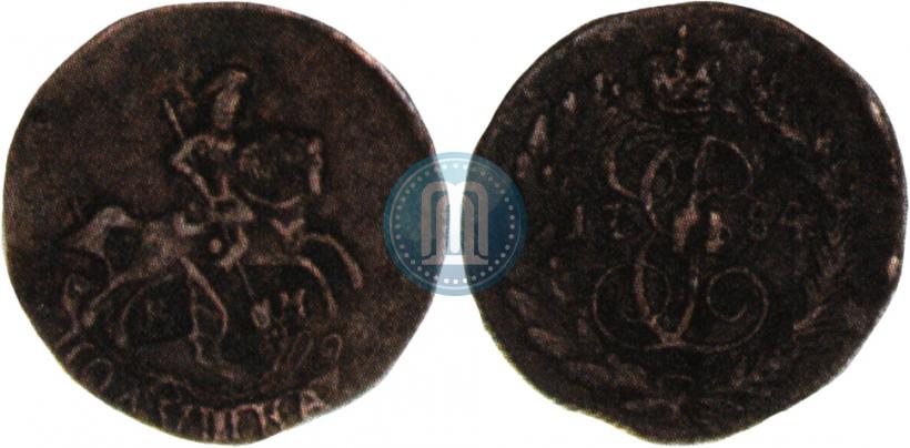 Фото Полушка 1784 года КМ 