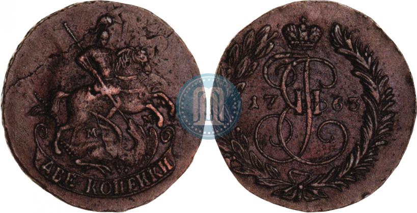 Picture 2 kopecks 1763 year ММ 