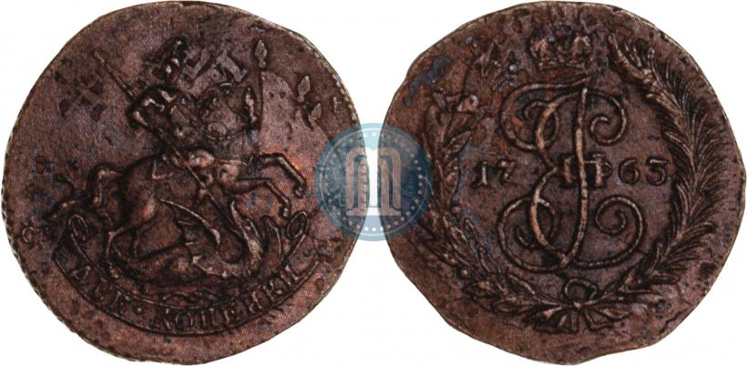 Picture 2 kopecks 1763 year СПМ 