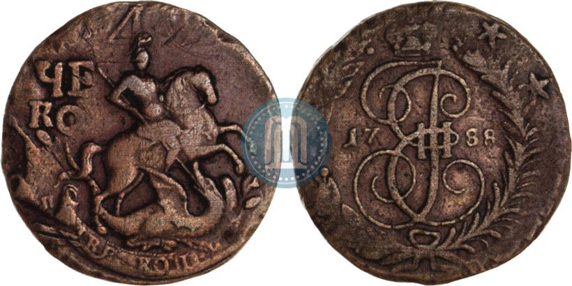 Picture 2 kopecks 1788 year СПМ 