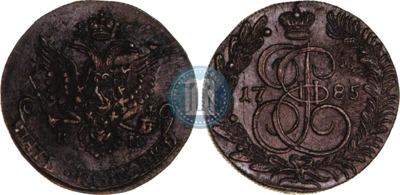 Picture 5 kopecks 1785 year КМ 