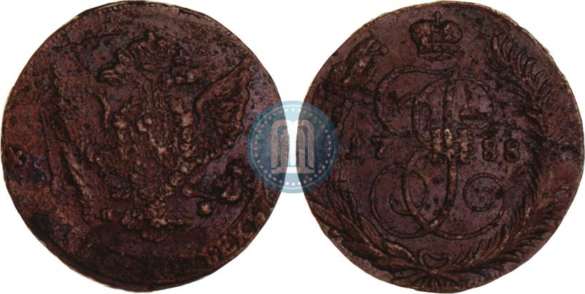 Фото 5 копеек 1788 года СПМ 