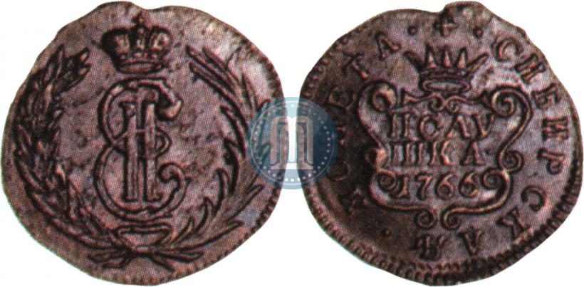 Фото Полушка 1766 года  