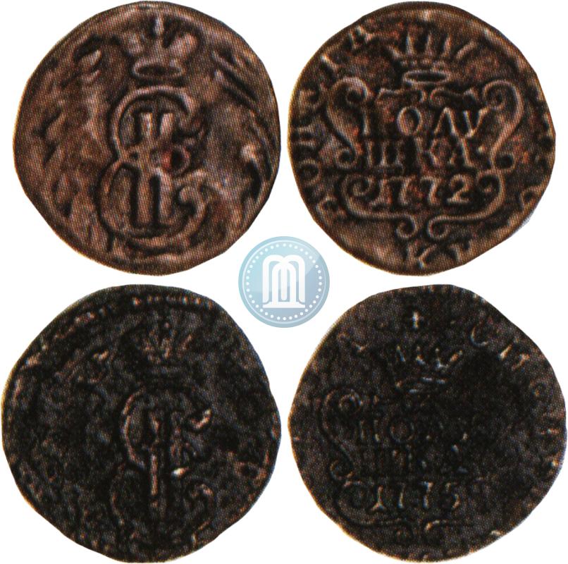 Фото Полушка 1775 года КМ 