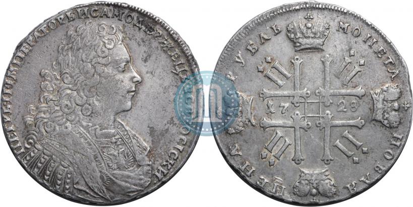 Picture 1 rouble 1728 year  "Type of 1728"