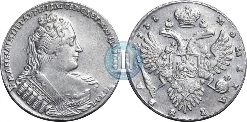 Picture 1 rouble 1733 year  