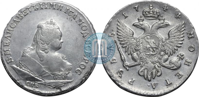 Picture 1 rouble 1744 year СПБ 
