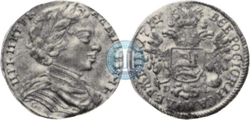 Picture 1 ducat 1712 year D-L-G 