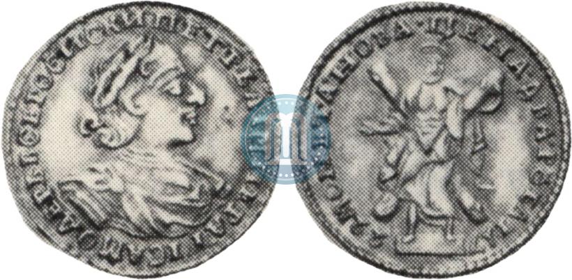 Picture 2 roubles 1722 year  