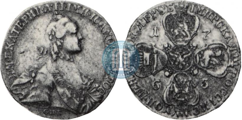 Picture 10 roubles 1765 year СПБ 