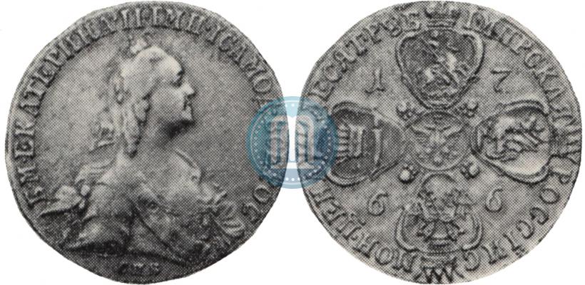 Picture 10 roubles 1766 year СПБ 