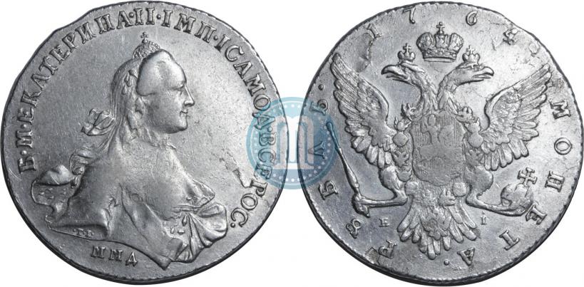 Picture 1 rouble 1764 year ММД-EI 