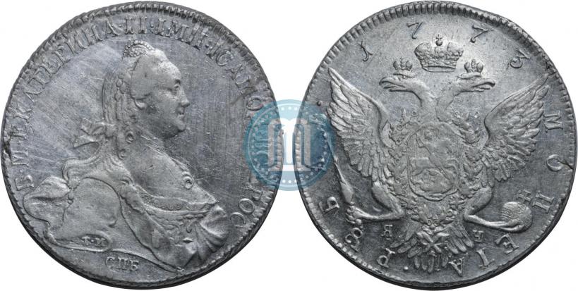 Picture 1 rouble 1774 year СПБ-ФЛ 