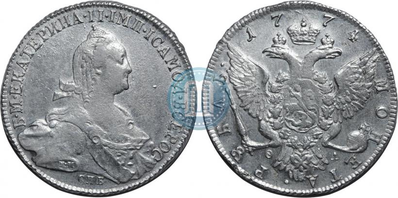 Picture 1 rouble 1774 year СПБ-ФЛ 