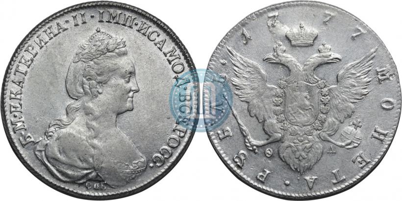 Picture 1 rouble 1777 year СПБ-ФЛ 