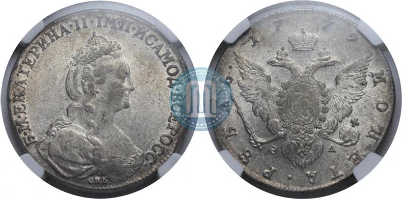 Picture 1 rouble 1779 year СПБ-ФЛ 