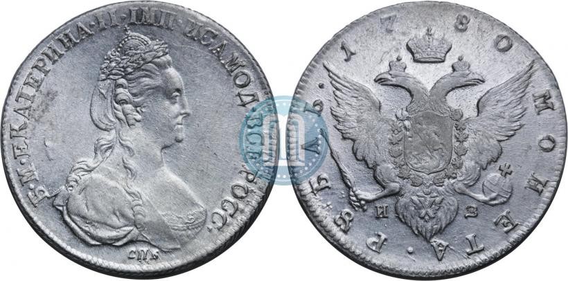 Picture 1 rouble 1780 year СПБ-ИЗ 