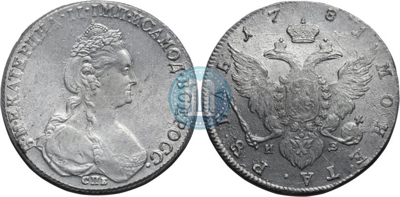Picture 1 rouble 1781 year СПБ-ИЗ 