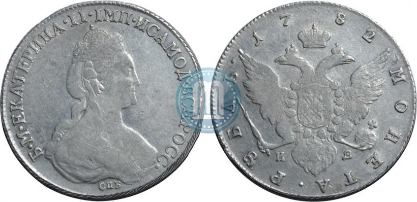Picture 1 rouble 1782 year СПБ-ИЗ 