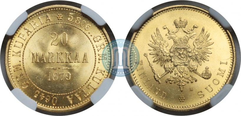 Picture 20 markkaa 1879 year S 