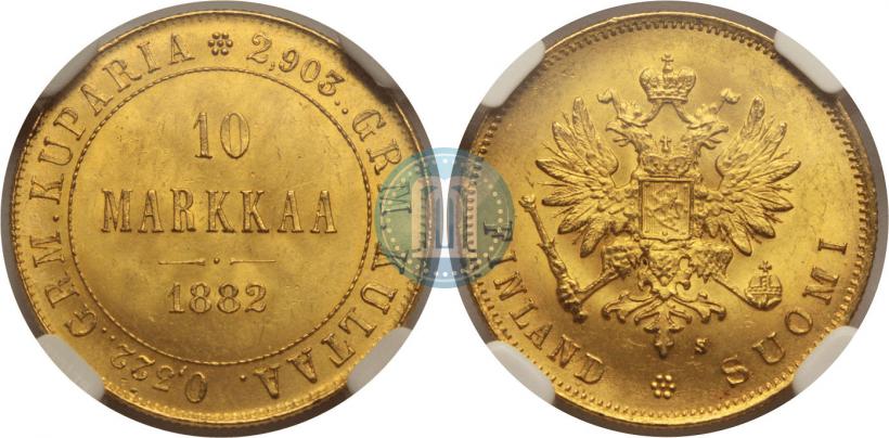 Picture 10 markkaa 1882 year S 