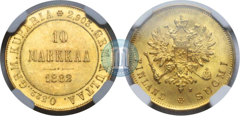 Picture 10 markkaa 1882 year S 