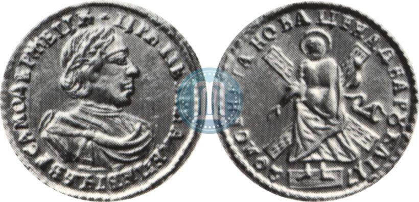 Picture 2 roubles 1720 year  