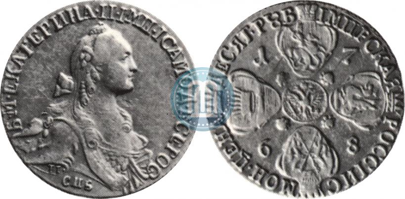 Picture 10 roubles 1768 year СПБ 