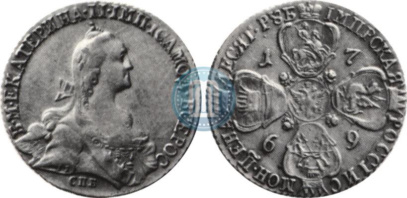 Picture 10 roubles 1769 year СПБ 