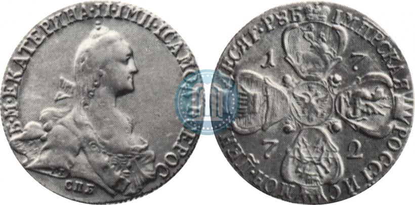 Picture 10 roubles 1772 year СПБ 