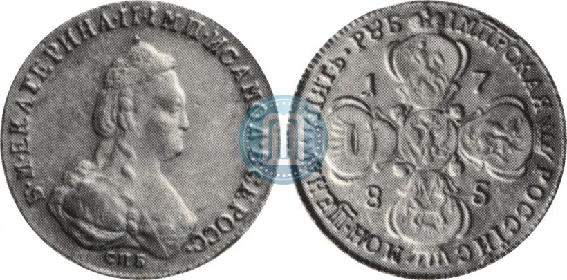 Picture 5 roubles 1785 year СПБ 