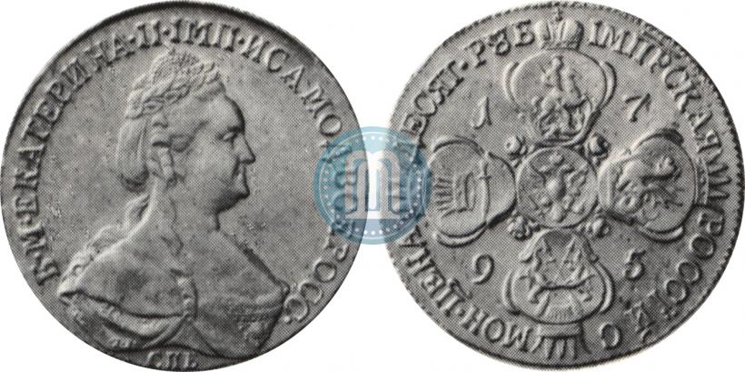 Picture 10 roubles 1795 year СПБ 