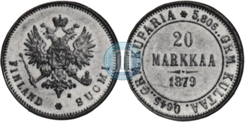 Picture 20 markkaa 1879 year S 