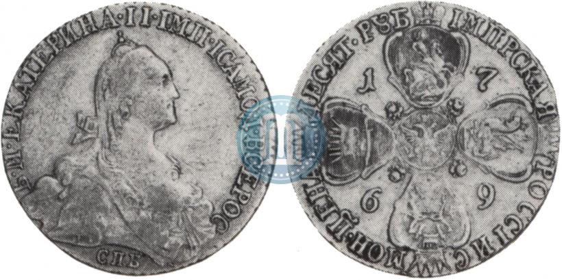 Picture 10 roubles 1769 year СПБ 