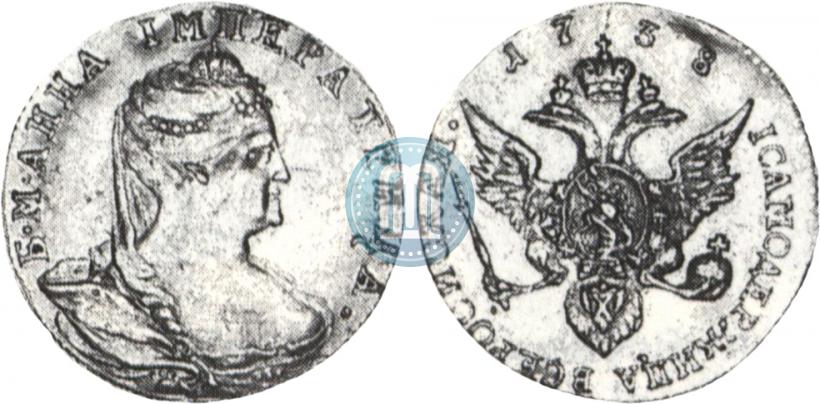 Picture 1 ducat 1738 year  
