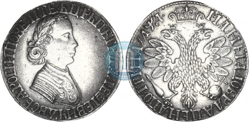 Picture Poltina 1704 year  "Portrait by F. Alekseev"