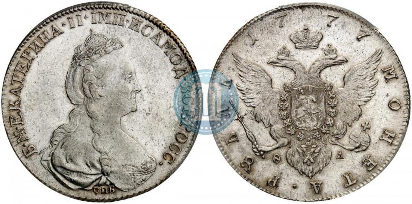 Picture 1 rouble 1777 year СПБ-ФЛ 