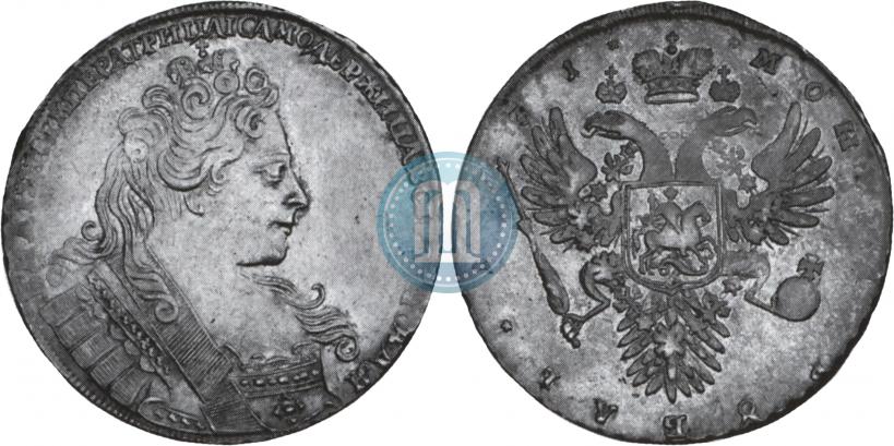 Фото 1 рубль 1731 года  